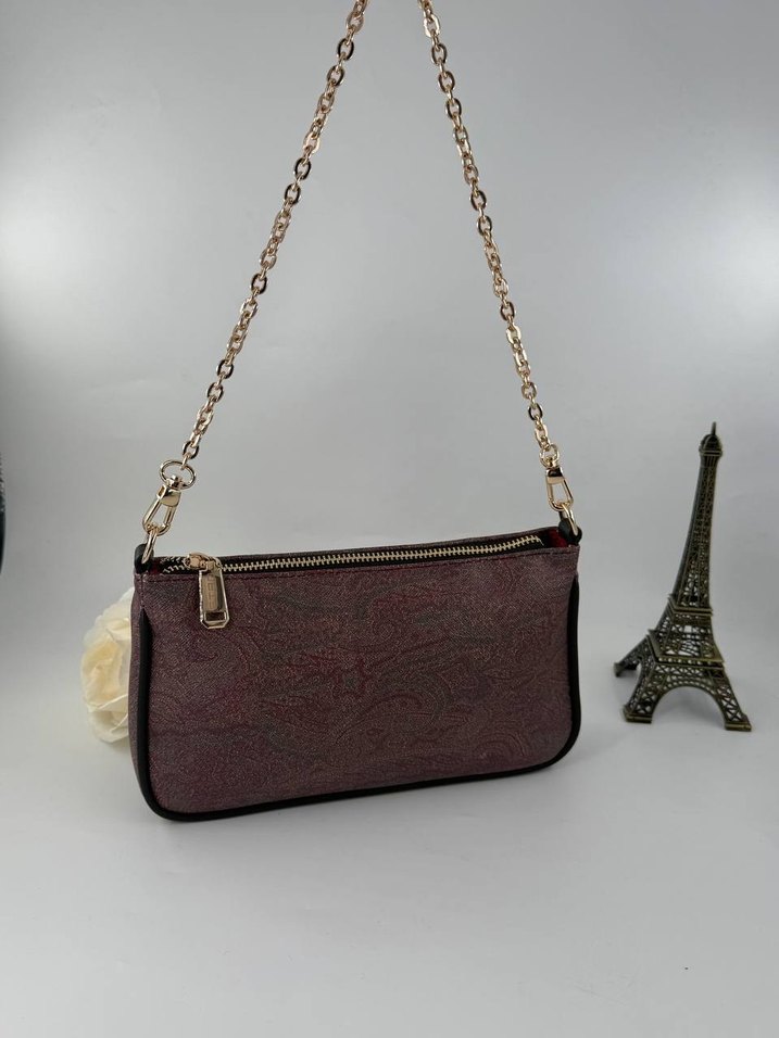 Etro çift askılı zincir detaylı çanta - Görsel 4