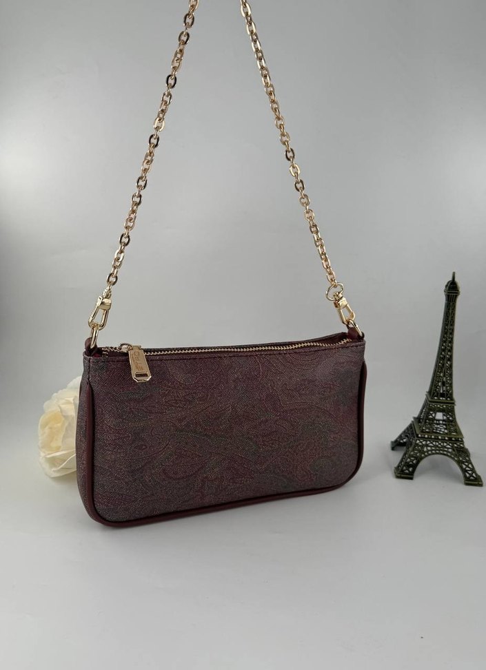 Etro çift askılı zincir detaylı çanta - Görsel 3