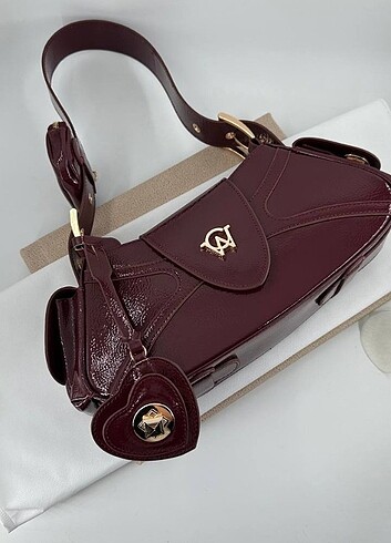 Vakkorama Manch bordo renk toz torbali büyük boy 37 cm