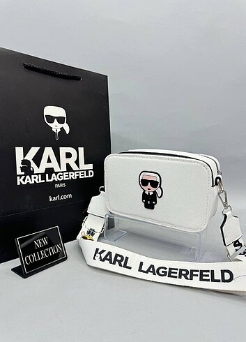 Karl Lagerfeld Karl lagerfeld omuz ve çapraz askılı çanta 