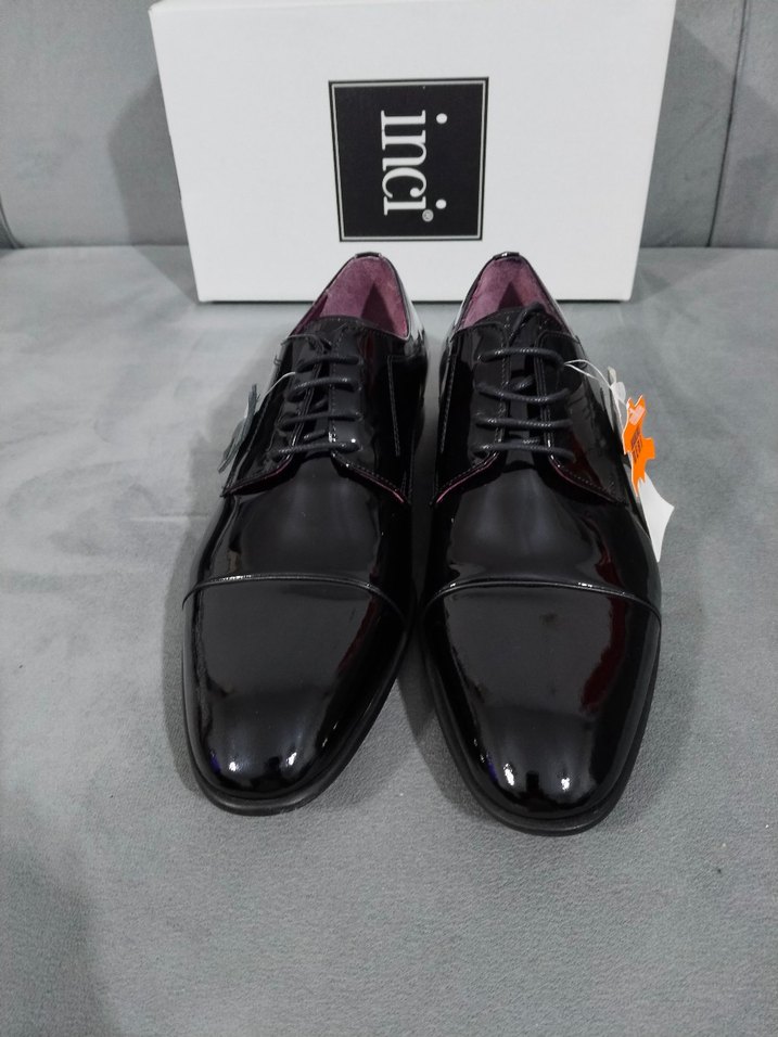 İnci Siyah Rugan Erkek Klasik Ayakkabı - Görsel 3