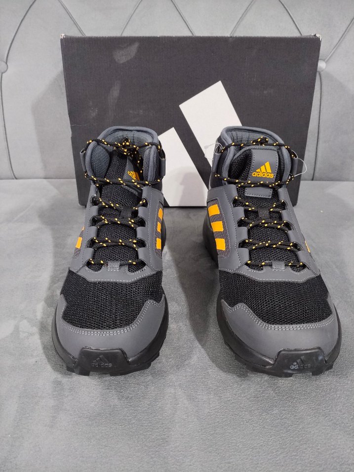 Adidas Gri Turuncu Erkek Outdoor Spor Ayakkabı - Görsel 2