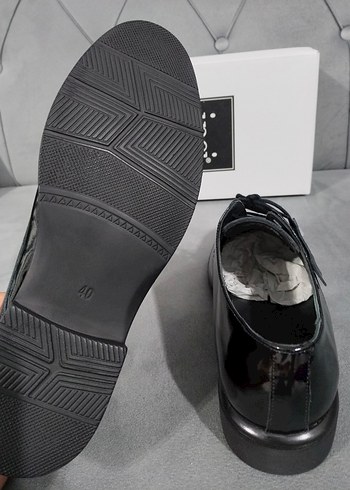 İnci Parlak Siyah Klasik Erkek Ayakkabı - Görsel 6