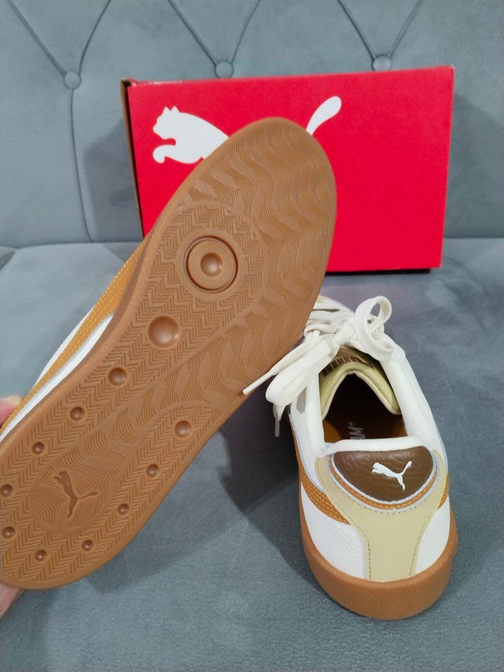 Bej Kadın Puma Spor Ayakkabı - Görsel 4