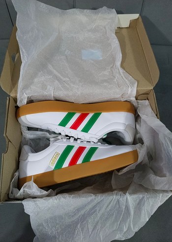 Erkek Beyaz Adidas Spor Ayakkabı - Görsel 6