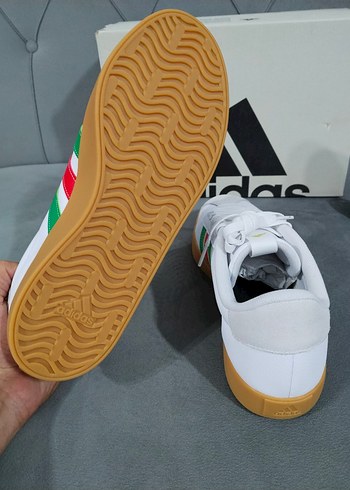 Erkek Beyaz Adidas Spor Ayakkabı - Görsel 5