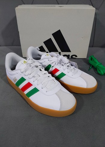 Erkek Beyaz Adidas Spor Ayakkabı - Görsel 9