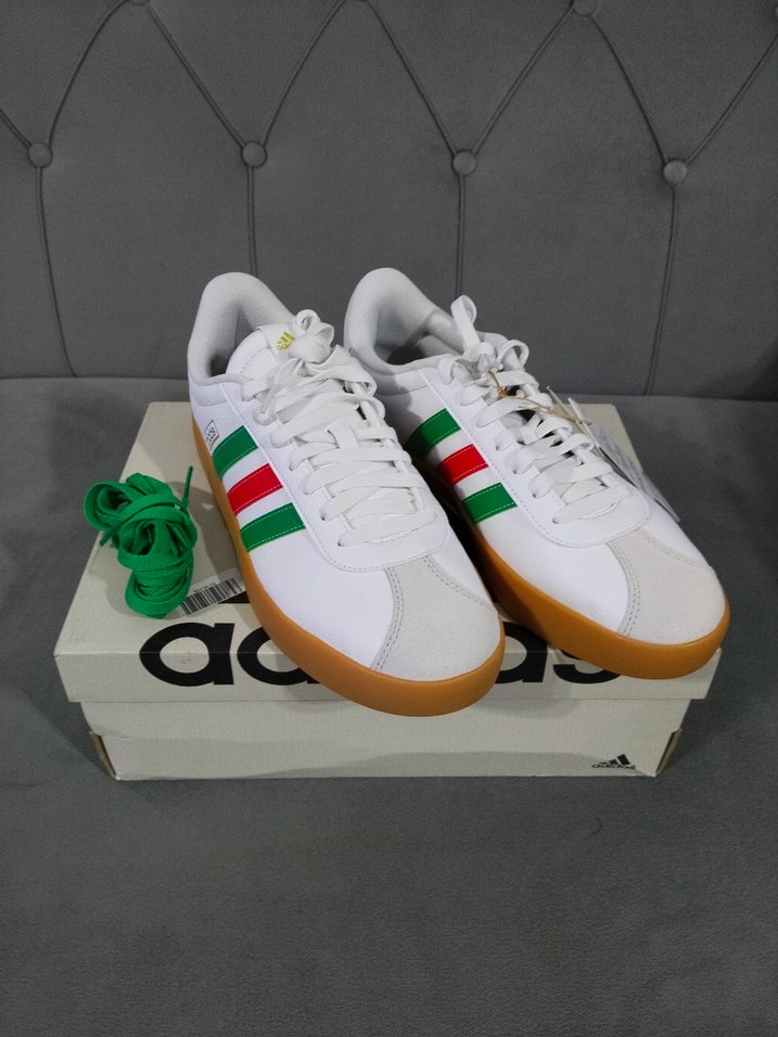 Erkek Beyaz Adidas Spor Ayakkabı - Görsel 4