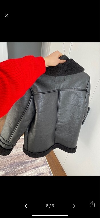 s Beden siyah Renk Stradivarius kürklü celet
