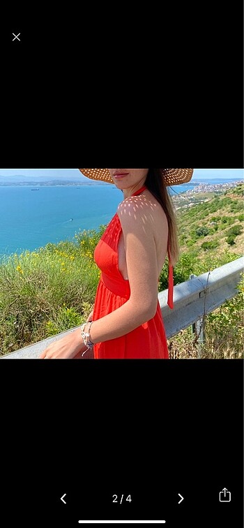 Trendyol & Milla Milla sırtı açık elbise