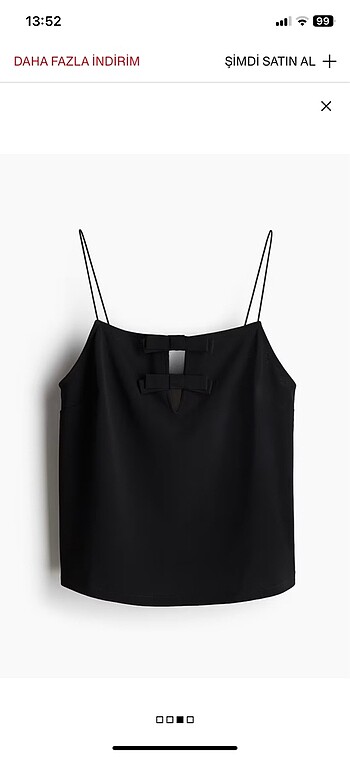 H&M askılı bluz