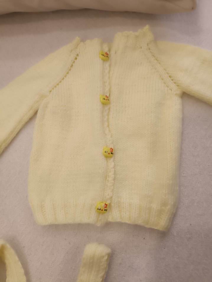 Bebek Örgü Tulum ve hırka - Görsel 3