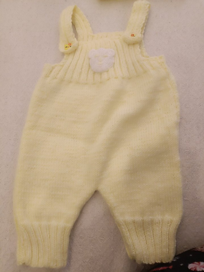 Bebek Örgü Tulum ve hırka - Görsel 2