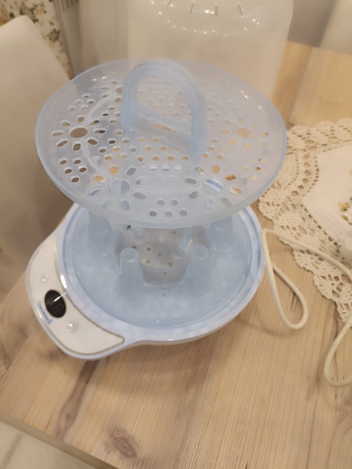 weewell Beyaz Bebek Sterilizatörü - Görsel 3