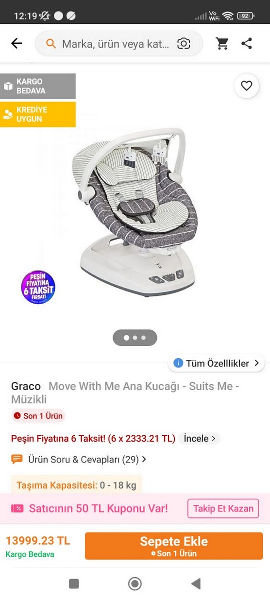 Graco Bebek Sepeti ve Beşik - Görsel 4