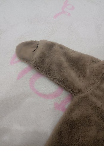 Kahverengi Peluş Bebek Tulumu - Görsel 2