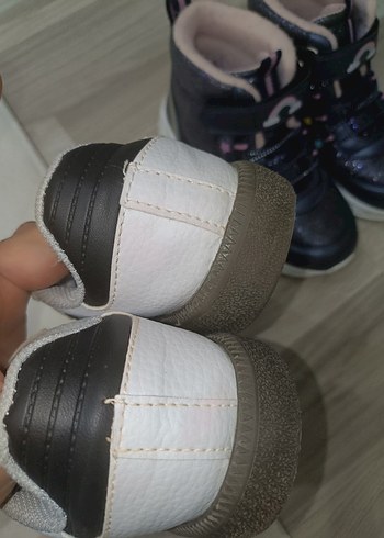 Beyaz Bağcıklı unisex Spor Ayakkabı - Görsel 3