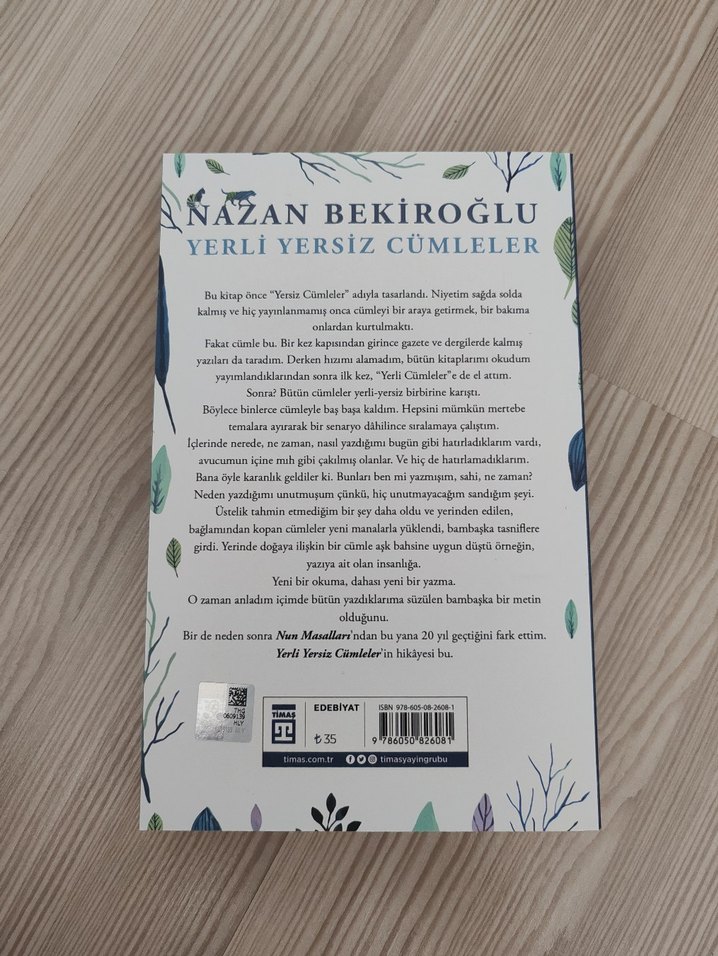 Nazan Bekiroğlu - Yerli Yersiz Cümleler Kitabı - Görsel 2