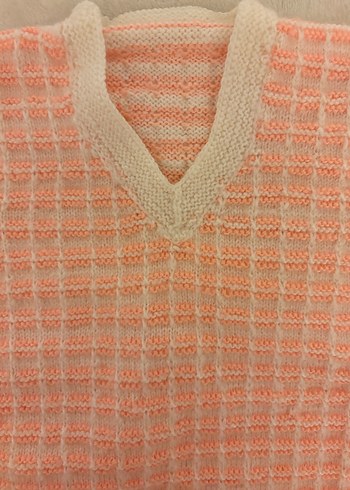 El emeği kız bebek süveter - Görsel 3