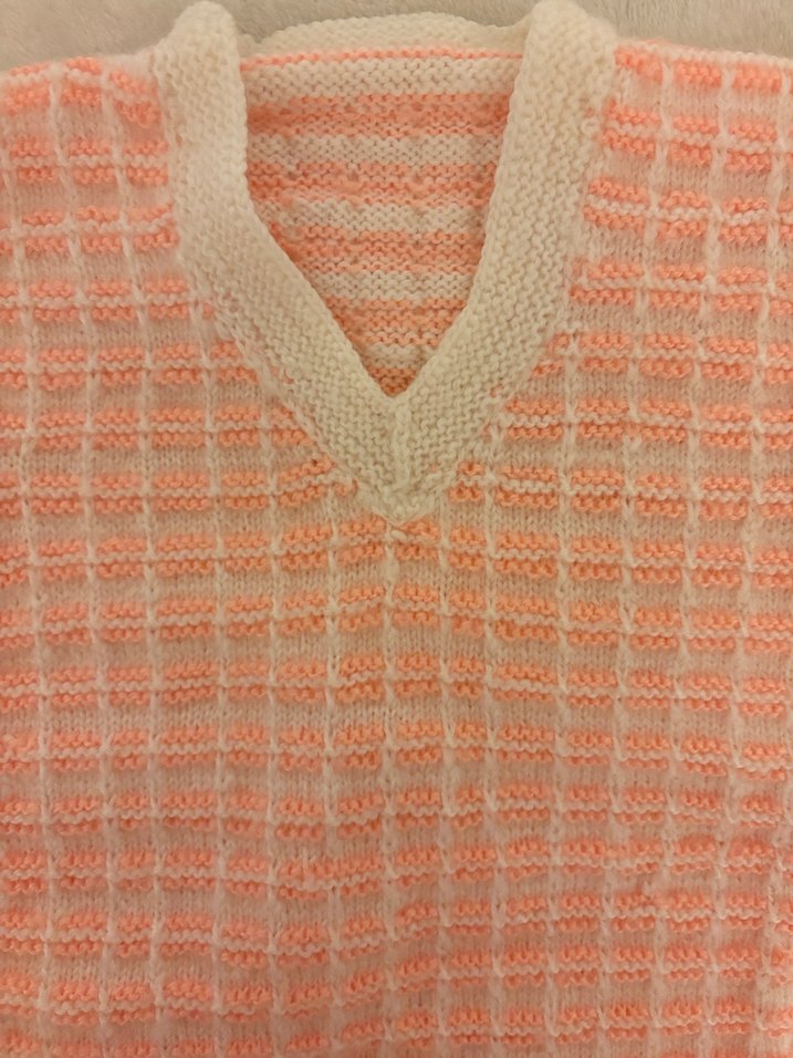 El emeği kız bebek süveter - Görsel 3