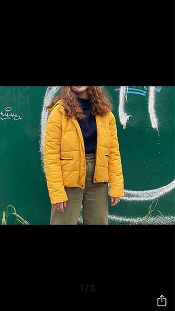 xl Beden mavi mont