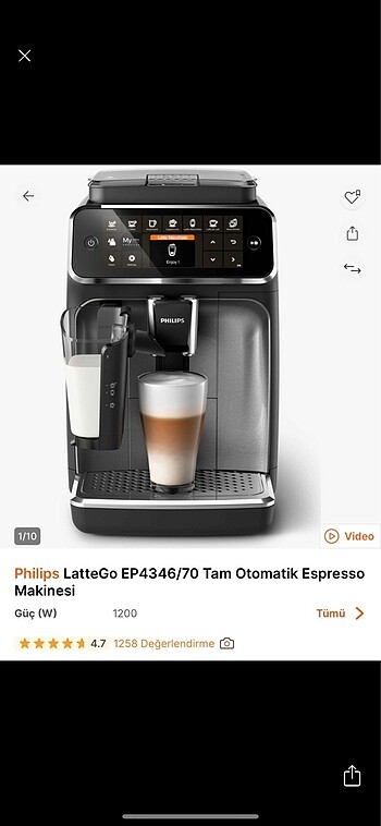 Philips kahve makinesi