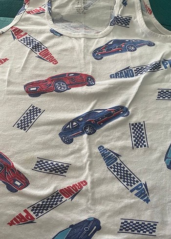 Çocuk Baskılı Gri Atlet - Görsel 3