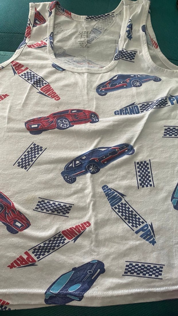 Çocuk Baskılı Gri Atlet - Görsel 3