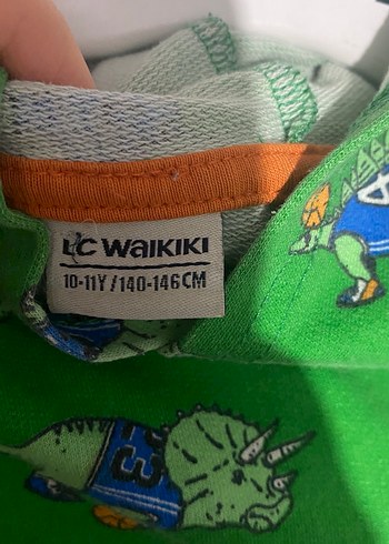 Yeşil Kapüşonlu Erkek Çocuk Sweatshirt - Görsel 3