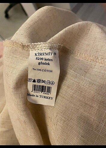 l Beden Keten gömlek
