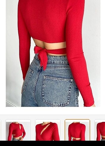 Diğer Burumcuk kumaş crop