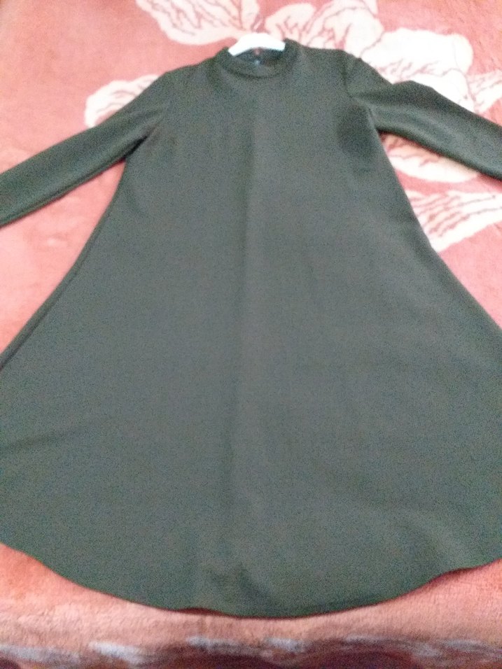 haki renk uzun kollu tunik.. - Görsel 3