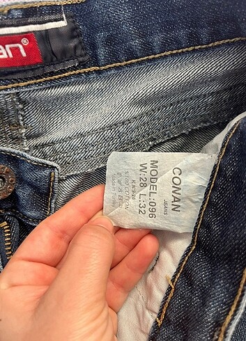 32 Beden lacivert Renk Y2k jean