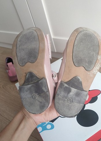 Kız Çocuk Pembe Fiyonklu Babet Ayakkabı - Görsel 6