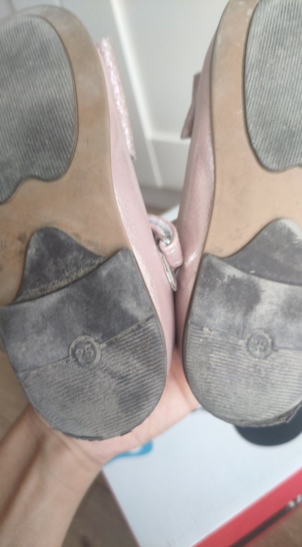 Kız Çocuk Pembe Fiyonklu Babet Ayakkabı - Görsel 5