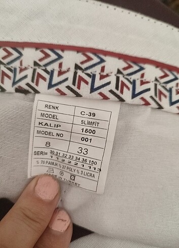m Beden Erkek kumaş pantolon