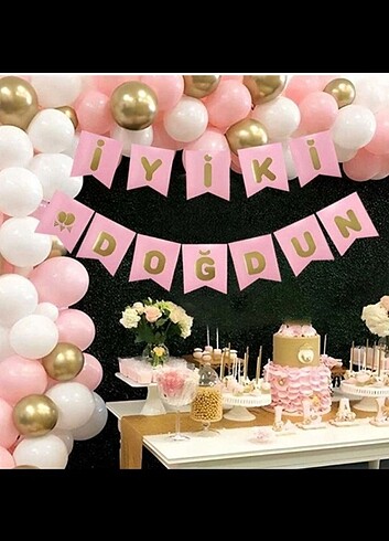 İyi ki Doğdun Pembe Parti Set