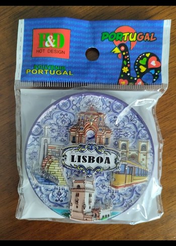 Renkli Portekiz Lizbon Magnet