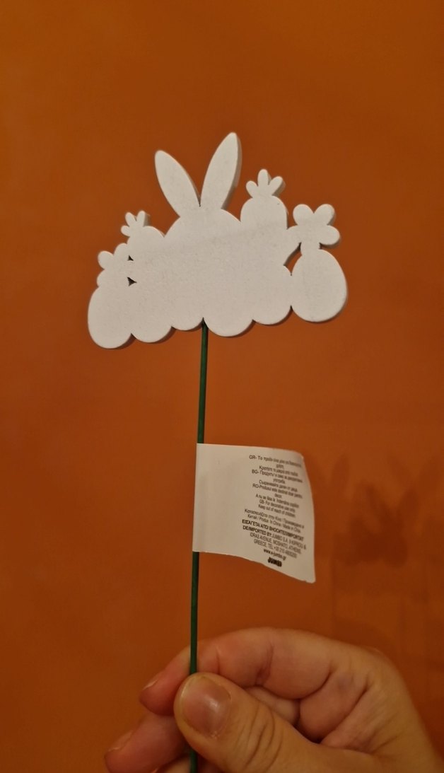 Pastel Renkli Ahşap Paskalya Süsü - Görsel 3