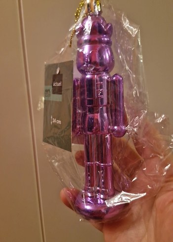 Parlak Mor 14 cm Figürin - Görsel 2