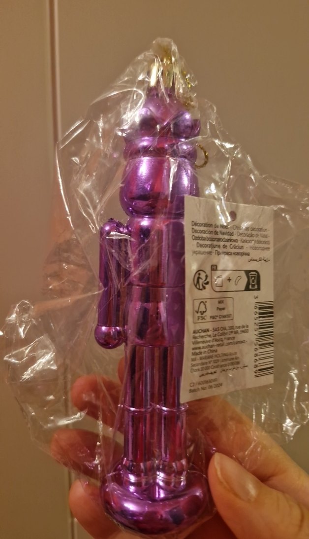 Parlak Mor 14 cm Figürin - Görsel 4