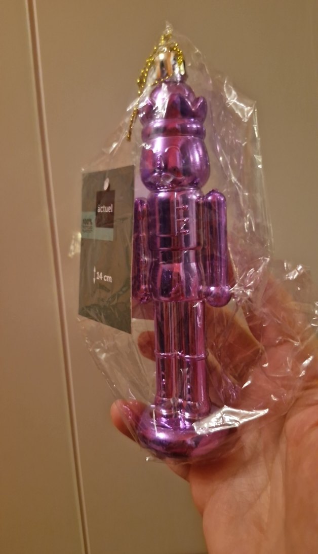 Parlak Mor 14 cm Figürin - Görsel 2