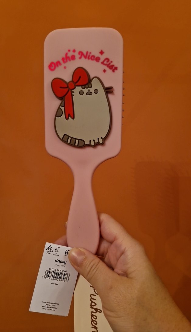 Pushee Kedi Desenli Saç Fırçası - Görsel 2