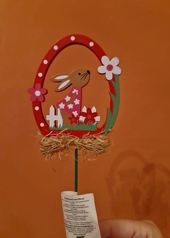 Renkli Tavşan Figürlü Bahar Dekoru - Görsel 2