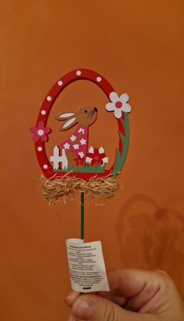 Renkli Tavşan Figürlü Bahar Dekoru - Görsel 2