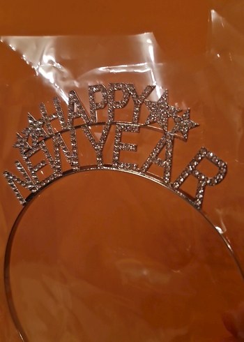 Altın Renkli Payetli Yeni Yıl Taç - Görsel 3