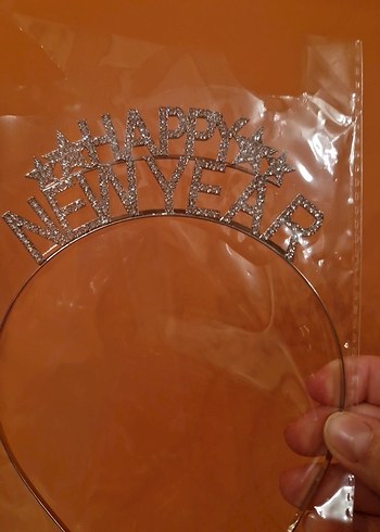 Altın Renkli Payetli Yeni Yıl Taç - Görsel 2