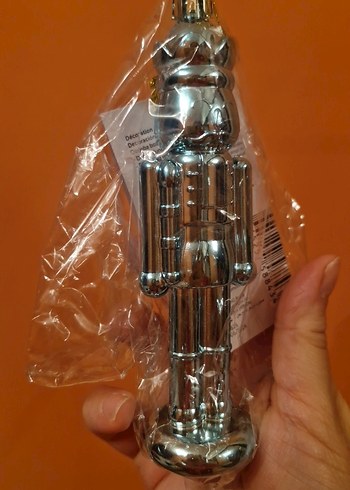 Gri ve Altın Renkli Figürin - Görsel 3