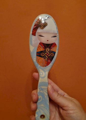 Renkli Desenli Saç Fırçası - Görsel 2