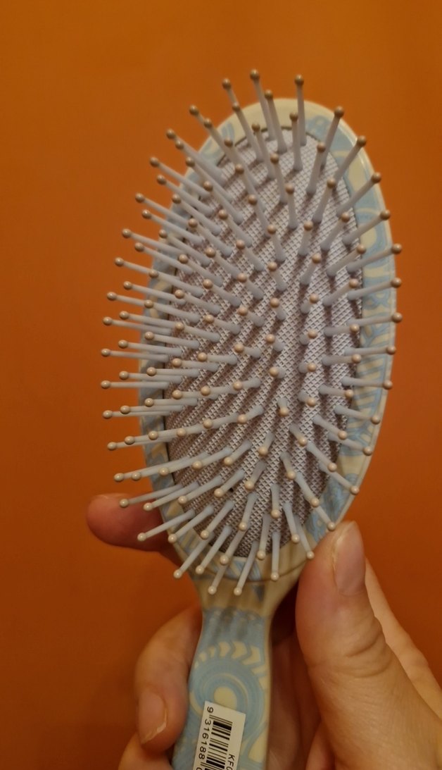 Renkli Desenli Saç Fırçası - Görsel 5